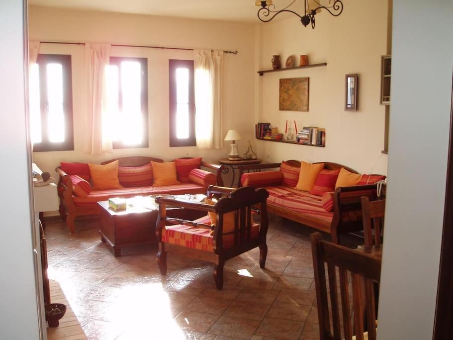 Villa With Breathtaking Views And Private Beach Agios Dimitrios  Zewnętrze zdjęcie