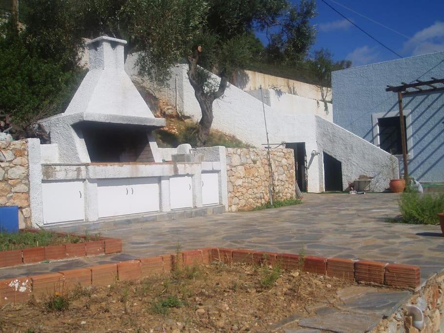 Villa With Breathtaking Views And Private Beach Agios Dimitrios  Zewnętrze zdjęcie