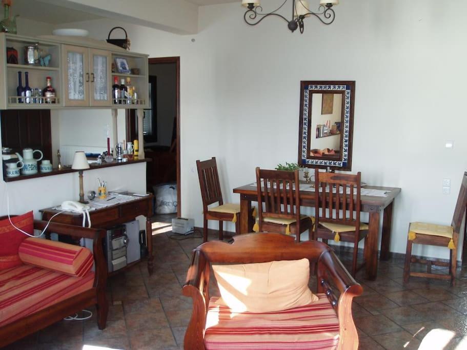 Villa With Breathtaking Views And Private Beach Agios Dimitrios  Zewnętrze zdjęcie